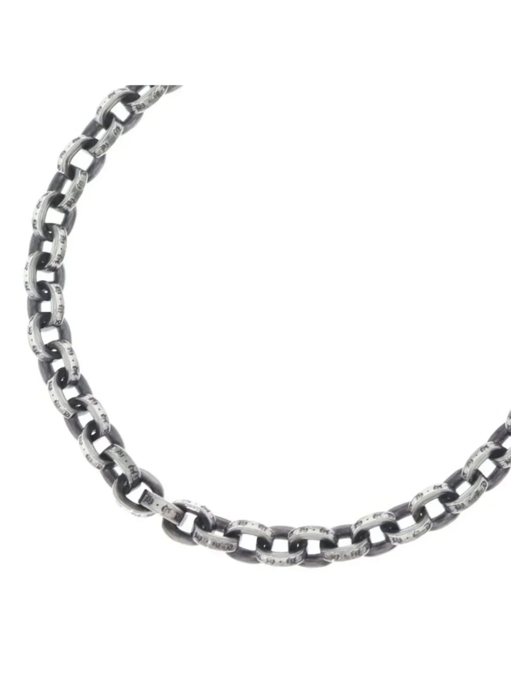 Chrome Hearts Paper Chain 18 Necklace Silver